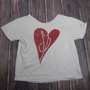 Smashing Pumpkins Heart Logo Shirt Mens Medium White Music Band Graphic Tee